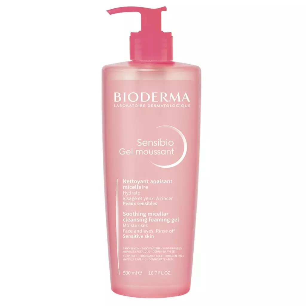 Bioderma Набор гелей для умывания 2х500 мл для жирной и проблемной кожи  для чувствительной кожи. фото