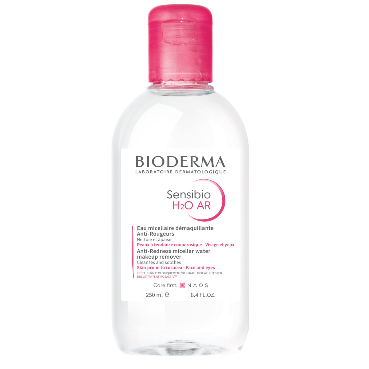 Биодерма Мицеллярная вода для кожи с покраснениями и розацеа AR, 250 мл (Bioderma, Sensibio) фото 0