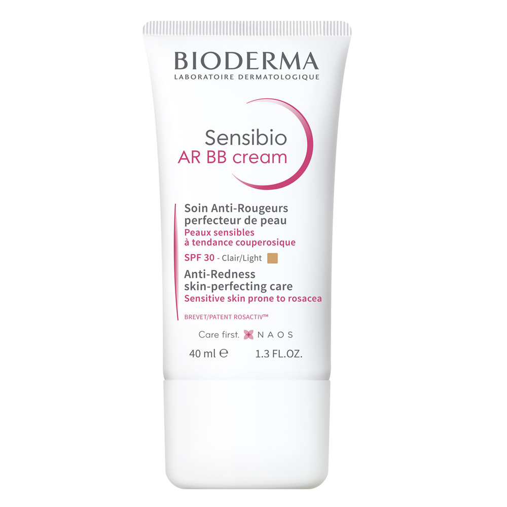 Bioderma Защитный BB-крем AR для кожи с покраснениями и розацеа, 40 мл (Bioderma, Sensibio) bioderma набор очищение и интенсивное увлажнение для чувствительной склонной к покраснениям и раздражениям кожи bioderma sensibio