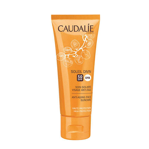 Caudalie Антивозрастной солнцезащитный уход для лица SPF 50 Солей Дивин 40 мл (Caudalie, TeintSoleil Divin)