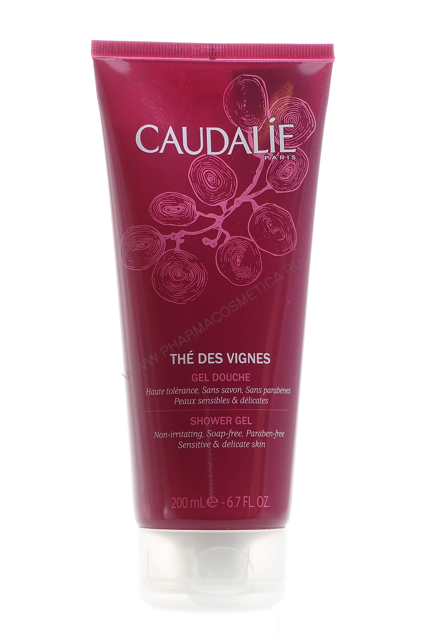 Кодали Гель для душа с экстрактом косточек винограда The des Vignes, 200 мл (Caudalie, Body) фото 5