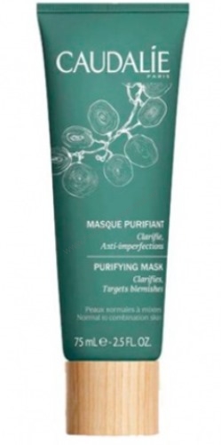 Кодали Маска для лица очищающая и матирующая для комбинированной и жирной кожи 75 мл (Caudalie, Cleanser & Toners) фото 6