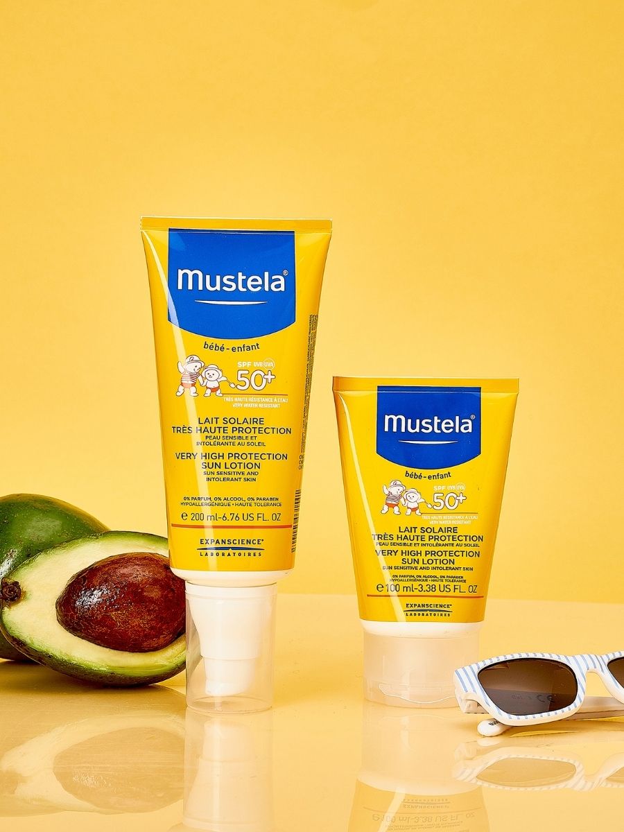 Мустела Бебе Солнцезащитное молочко SPF 50+, 200 мл (Mustela, Sun) фото 1