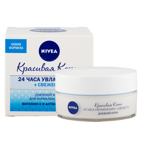 Nivea Крем Дневной "Красивая кожа" для нормальной кожи 24 часа увлажнения, 50 мл (Nivea, Уход за лицом) от Pharmacosmetica.ru