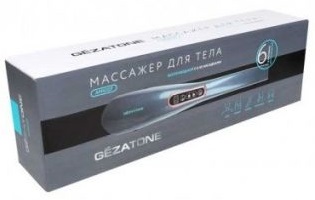 Купить Gezatone Массажер для тела с 6-ю насадками беспроводной 1 шт (Gezatone, Массажное оборудование), Франция