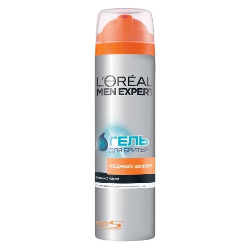 Лореаль Париж Гель для бритья Ледяной эффект 200мл (L'oreal Paris, Men expert) фото 0
