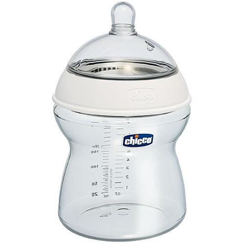 Чико Бутылочка Natural Feeling,4мес.+,силиконовая соска с флексорами,250мл (Chicco, Бутылочки и Соски) фото 0