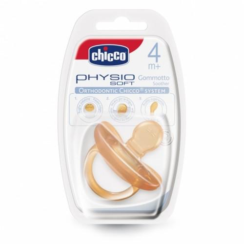 Чико Пустышка Physio Soft,1шт.,4мес.+, силикон,розовая (Chicco, Пустышки) фото 0