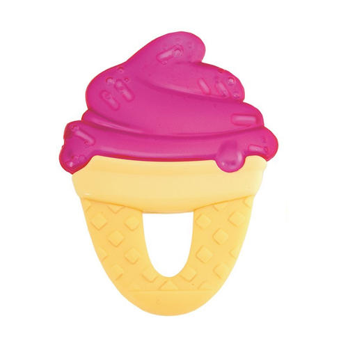 Chicco Прорезыватель-игрушка Fresh Relax Мороженое красное 4 + (Chicco, Прорезыватели)