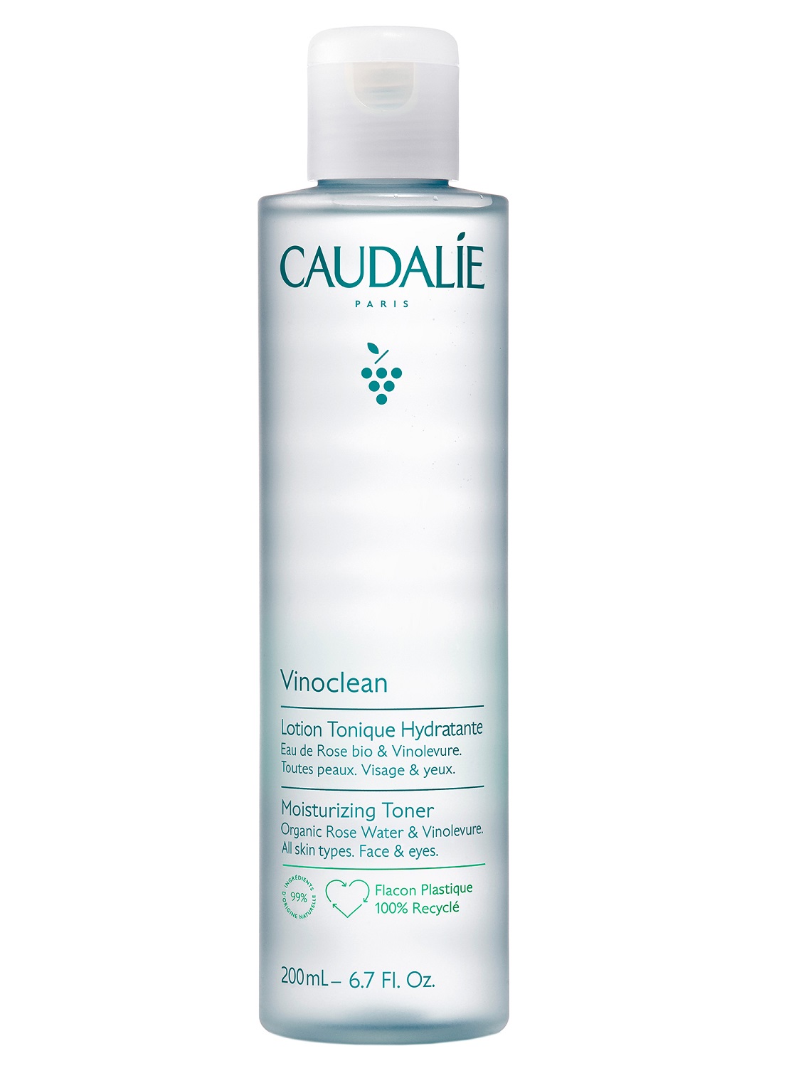 Caudalie Увлажняющий тоник Moisturizing Toner, 200 мл (Caudalie, Vinoclean) тоник для лица vinoclean loción tónica hidratante caudalie 200 мл