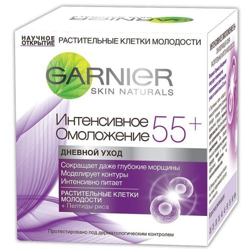 Garnier Крем дневной Клетки Молодости Интенсивное омоложение 55+ 50мл (Garnier, Клетки молодости)