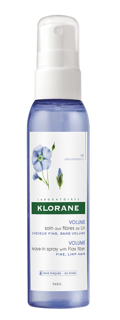 Клоран Спрей с волокнами льна для объема волос 125 мл (Klorane, Volume plump) фото 0