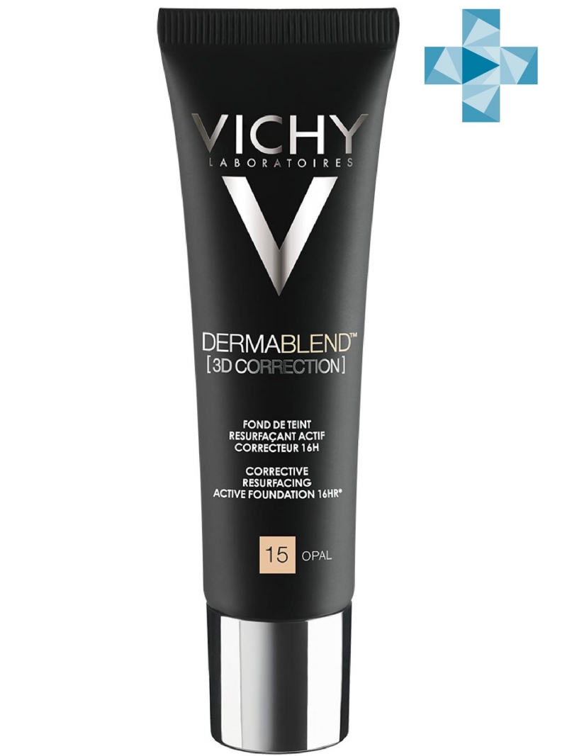 Виши Тональная основа с высоким покрытием 3D Тон 15, 30 мл (Vichy, Dermablend) фото 0