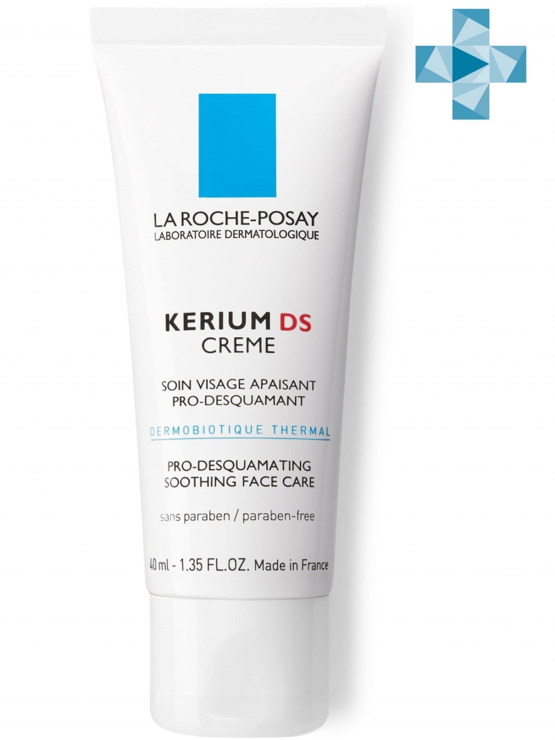Ля Рош Позе Успокаивающий крем для кожи лица и тела, склонной к себорейному дерматиту Кериум DS, 40 мл (La Roche-Posay, Kerium) фото 0