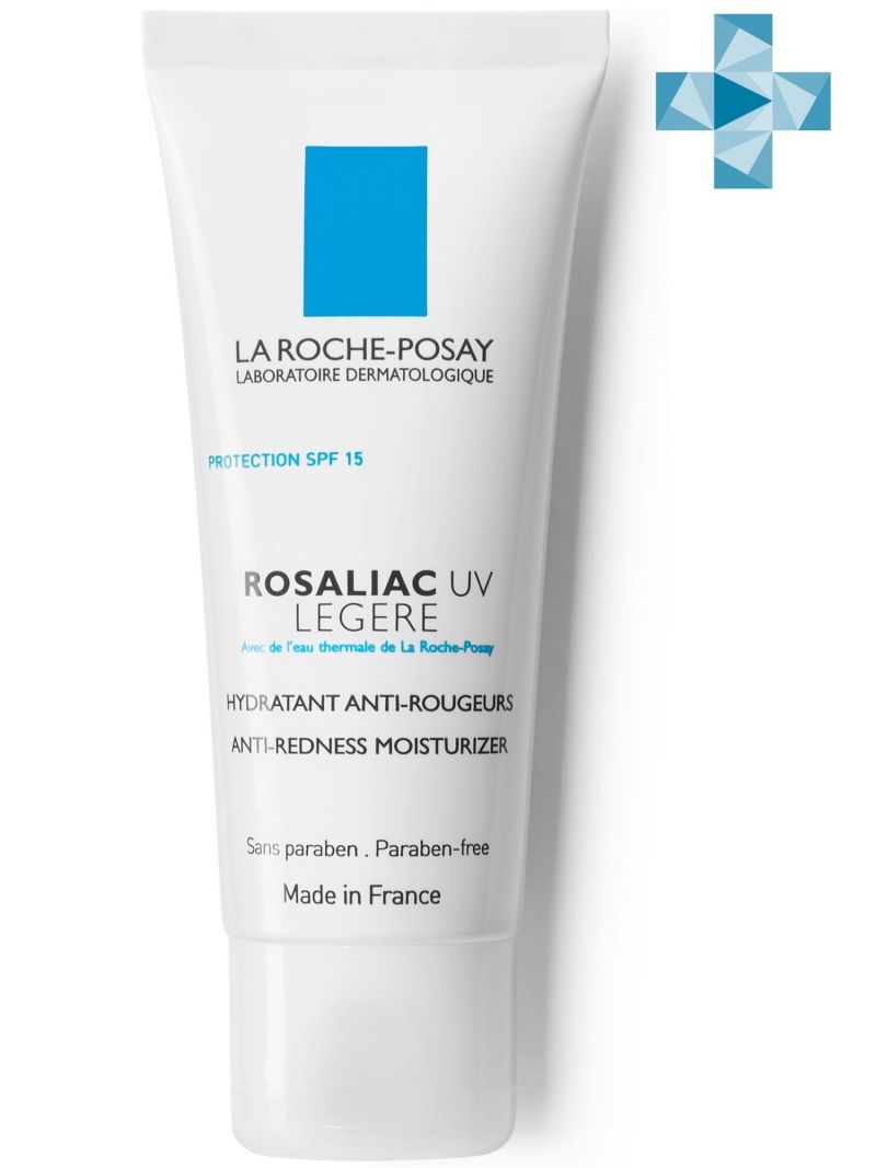 Ля Рош Позе Увлажняющая эмульсия для кожи, склонной к покраснениям, UV Legere SPF 15, 40 мл (La Roche-Posay, Rosaliac) фото 0