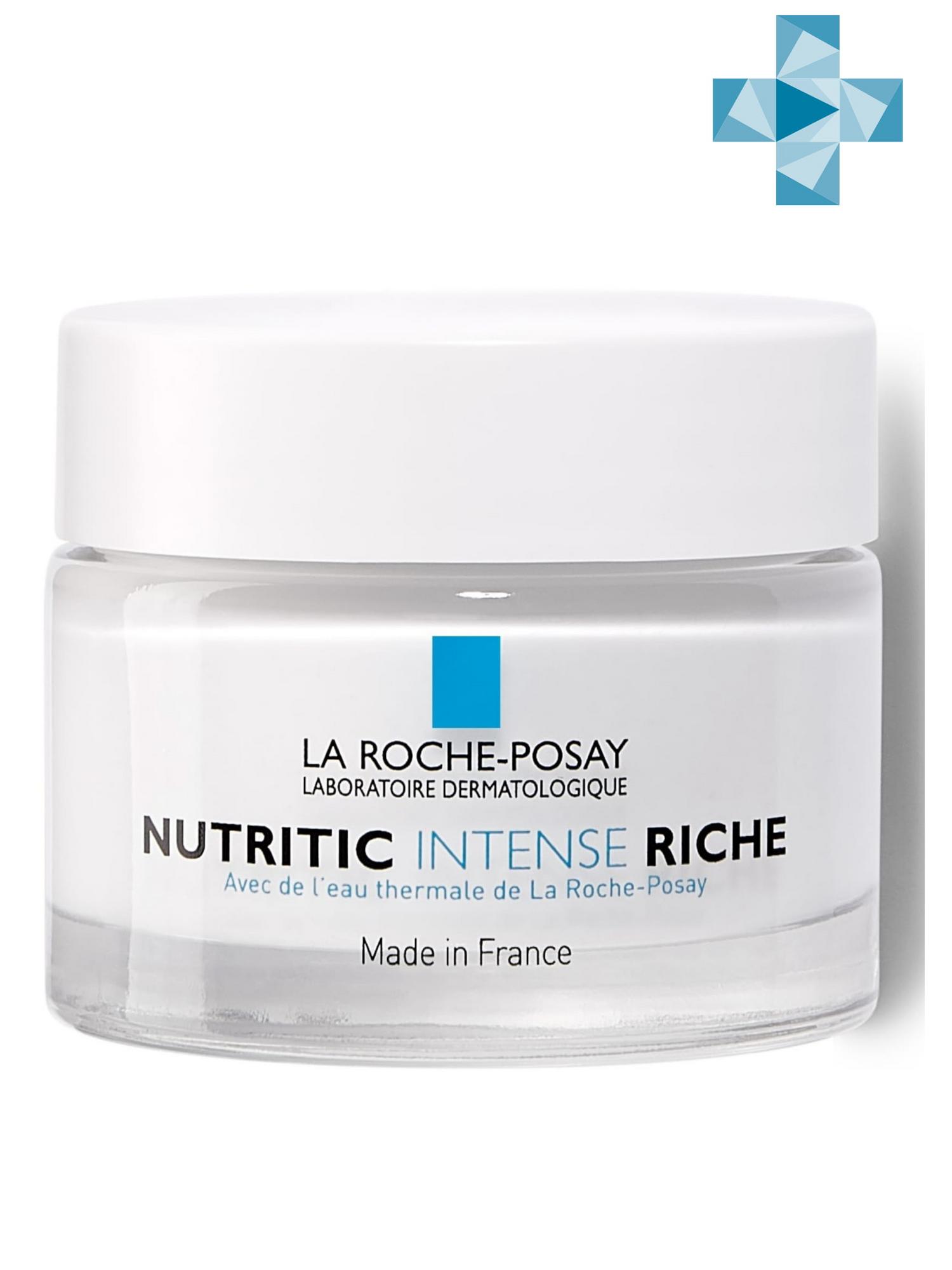 Ля Рош Позе Питательный крем для глубокого восстановления сухой и очень сухой кожи Intense Riche, 50 мл (La Roche-Posay, Nutritic) фото 0
