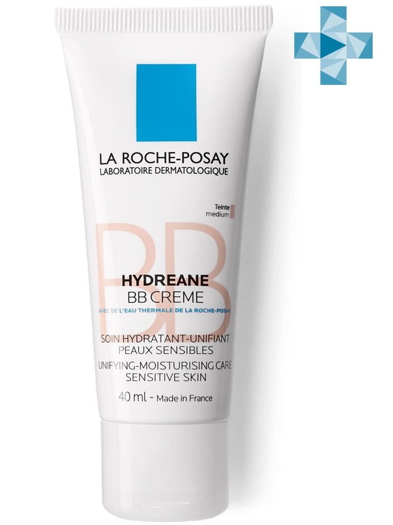 Ля Рош Позе Hydreane ВВ крем натурально-бежевый тон SPF20, 40 мл (La Roche-Posay, Hydreane) фото 0