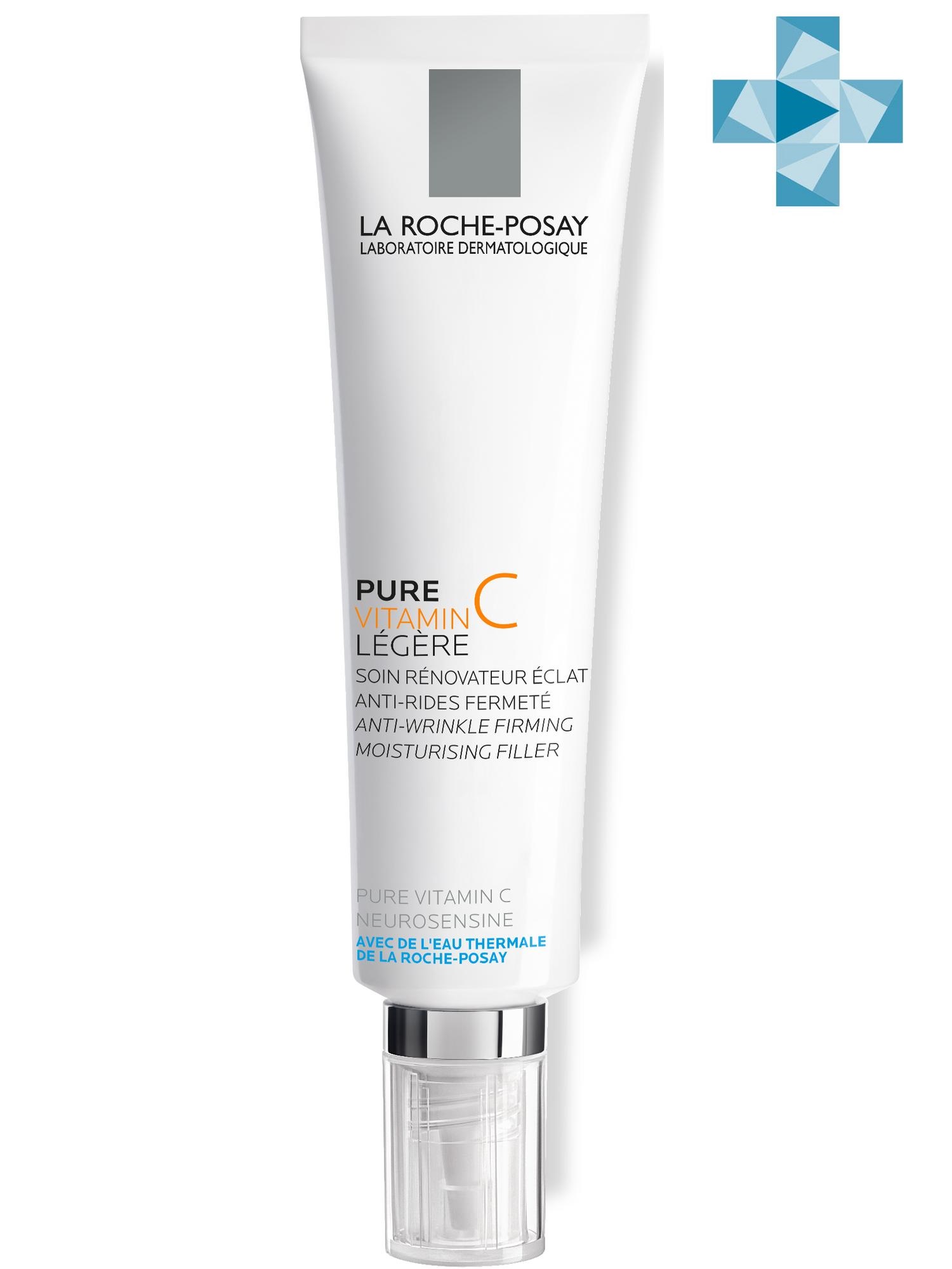 La Roche-Posay Антивозрастной крем-филлер для заполнения морщин для нормальной и комбинированной кожи Витамин С, 40 мл (La Roche-Posay, Vitamin C)