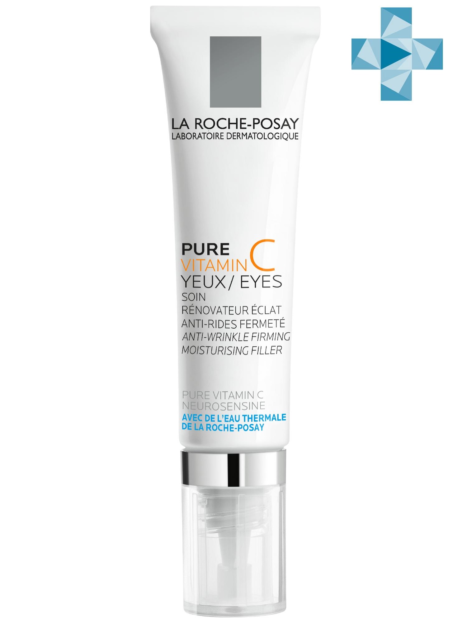 Ля Рош Позе Антивозрастной крем-филлер для заполнения морщин для контура глаз Витамин С, 15 мл (La Roche-Posay, Vitamin C) фото 0
