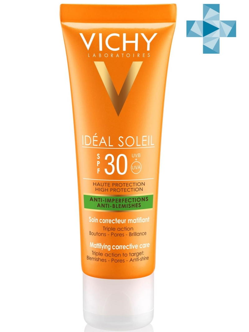 Виши Уход против несовершенств SPF 30, 50 мл (Vichy, Capital Ideal Soleil) фото 0