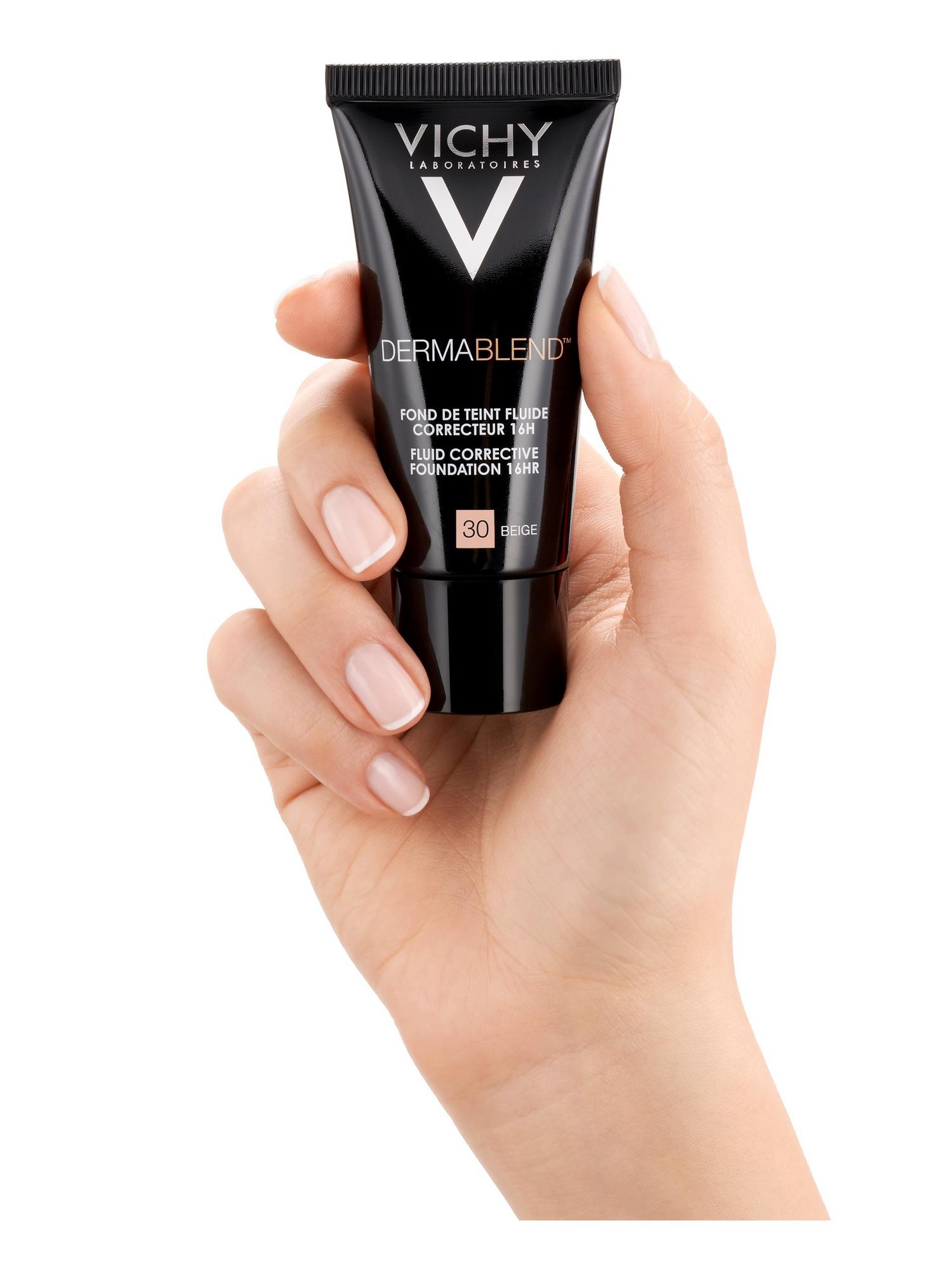 Виши Корректирующий тональный флюид, 30 тон, 30 мл (Vichy, Dermablend) фото 7