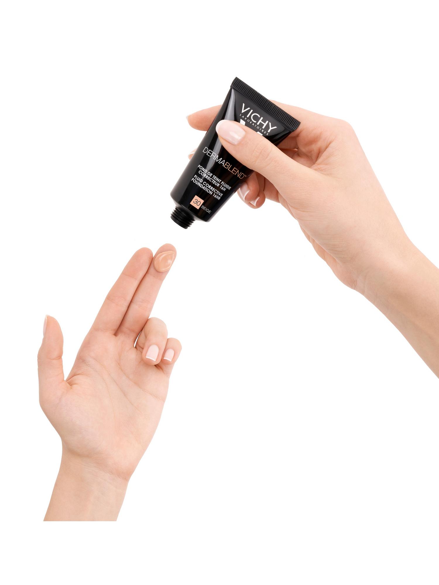 Виши Корректирующий тональный флюид, 30 тон, 30 мл (Vichy, Dermablend) фото 10
