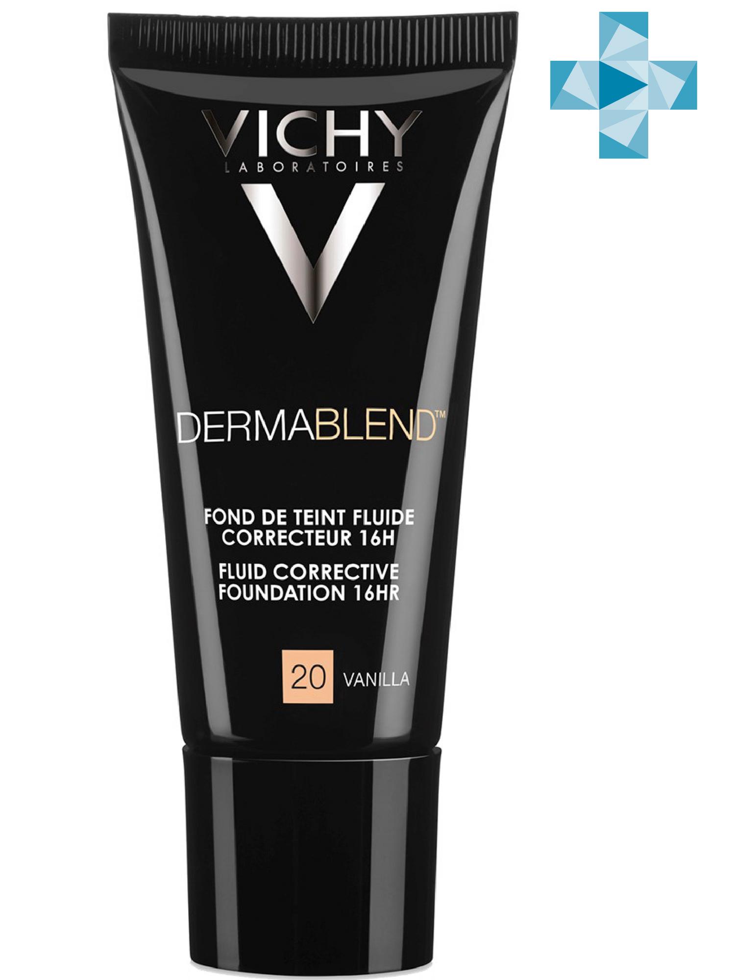 Виши Корректирующий тональный флюид, 20 тон, 30 мл (Vichy, Dermablend) фото 0