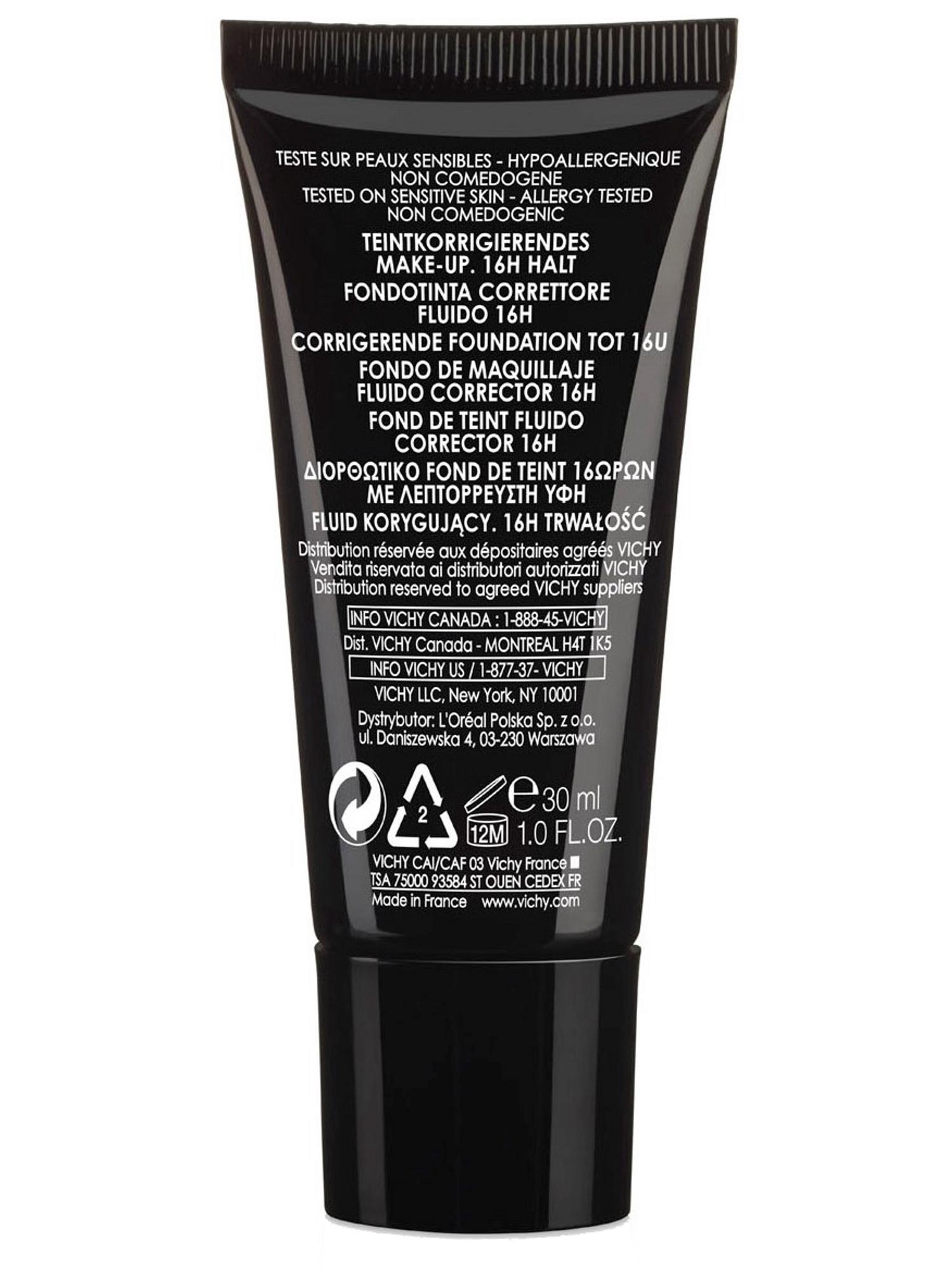 Виши Корректирующий тональный флюид, 20 тон, 30 мл (Vichy, Dermablend) фото 3