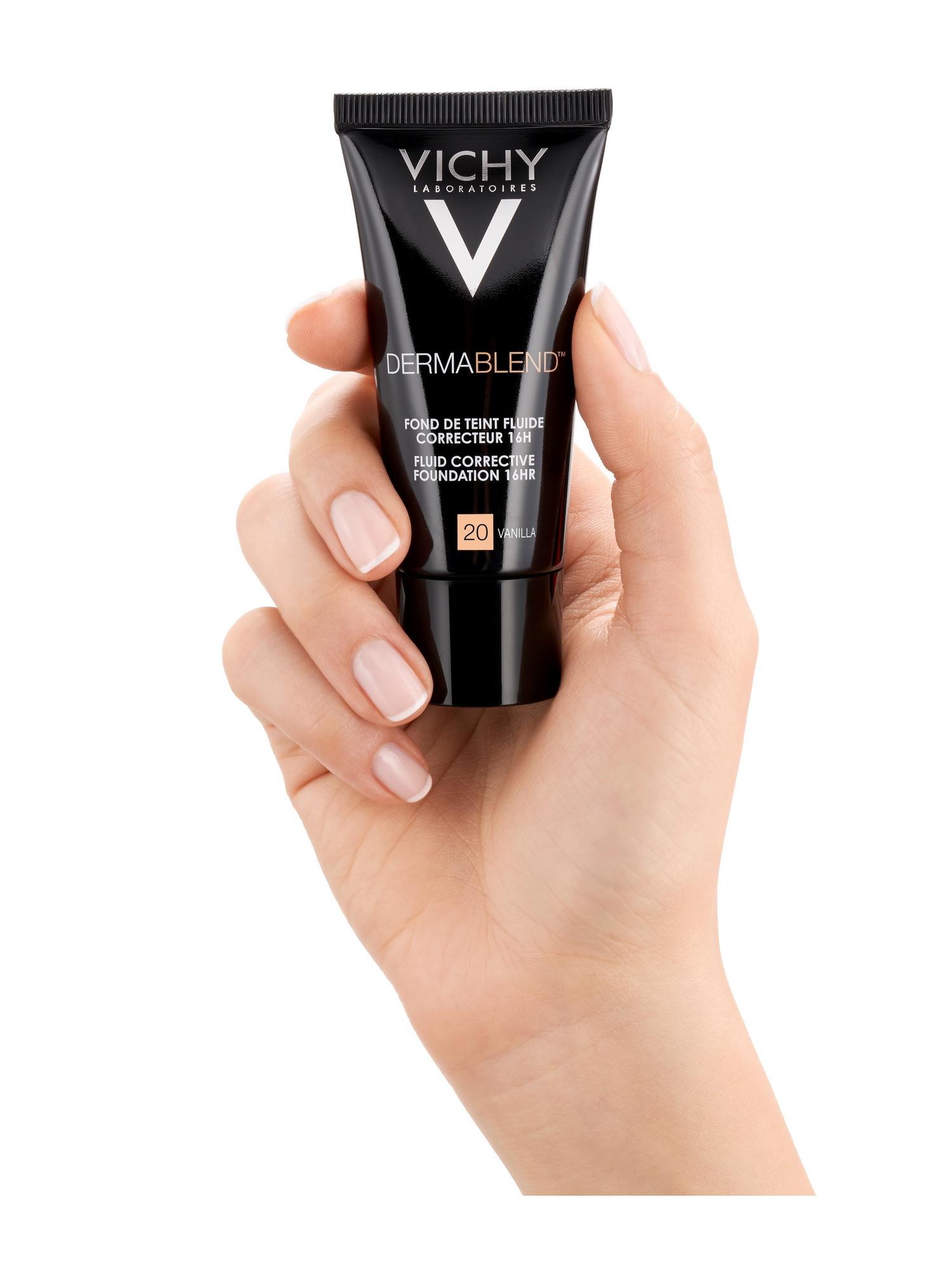 Виши Корректирующий тональный флюид, 20 тон, 30 мл (Vichy, Dermablend) фото 7
