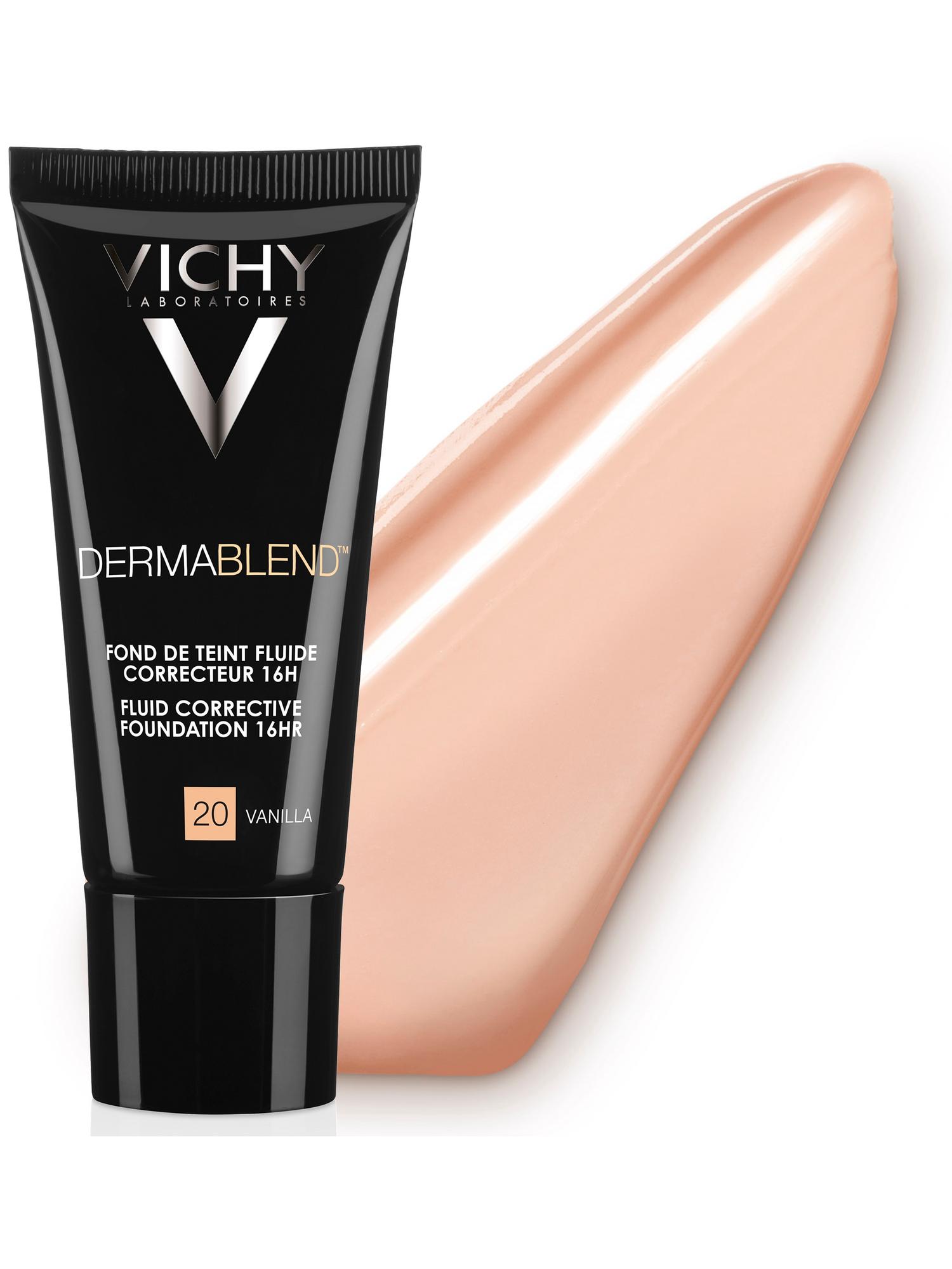 Виши Корректирующий тональный флюид, 20 тон, 30 мл (Vichy, Dermablend) фото 9