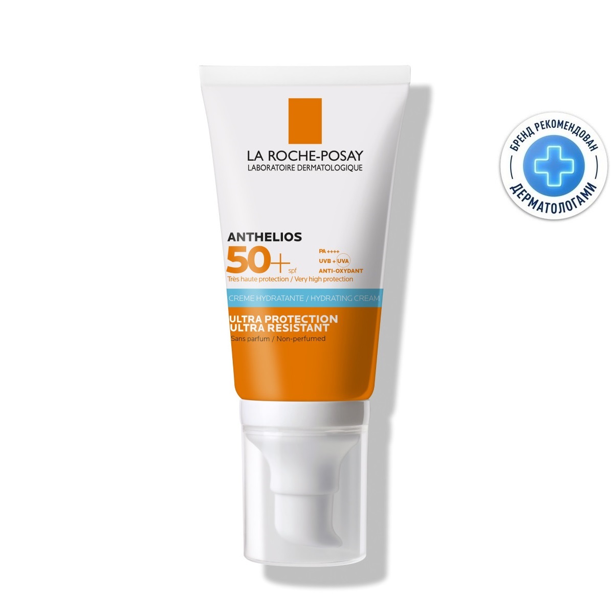 Ля Рош Позе Солнцезащитный крем для лица и кожи вокруг глаз SPF 50+/PPD 35, 50 мл (La Roche-Posay, Anthelios) фото 0