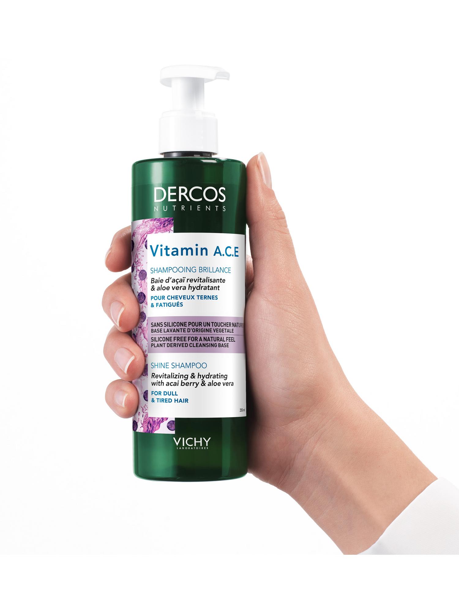 Виши Шампунь для блеска волос Vitamin, 250 мл (Vichy, Dercos Nutrients) Виши Шампунь для блеска волос Vitamin, 250 мл (Vichy, Dercos Nutrients) фото 3