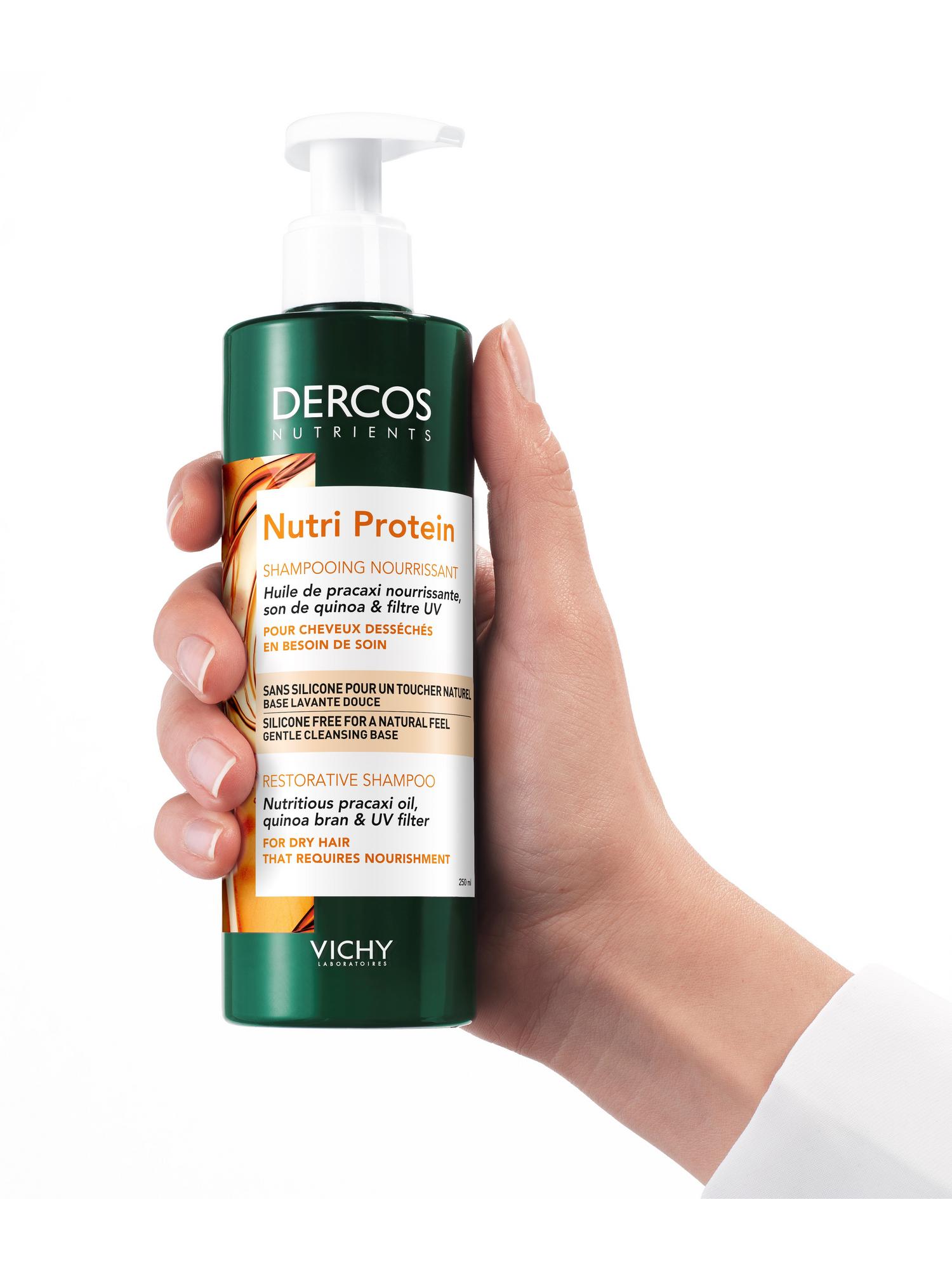 Виши Восстанавливающий шампунь для секущихся и поврежденных волос Nutri Protein, 250 мл (Vichy, Dercos Nutrients) фото 2