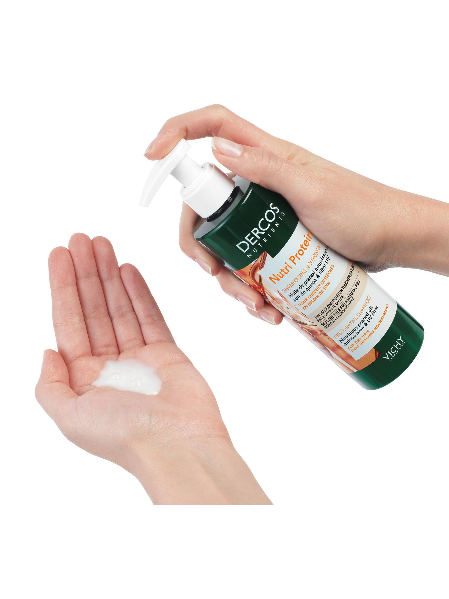 Виши Восстанавливающий шампунь для секущихся и поврежденных волос Nutri Protein, 250 мл (Vichy, Dercos Nutrients) фото 3