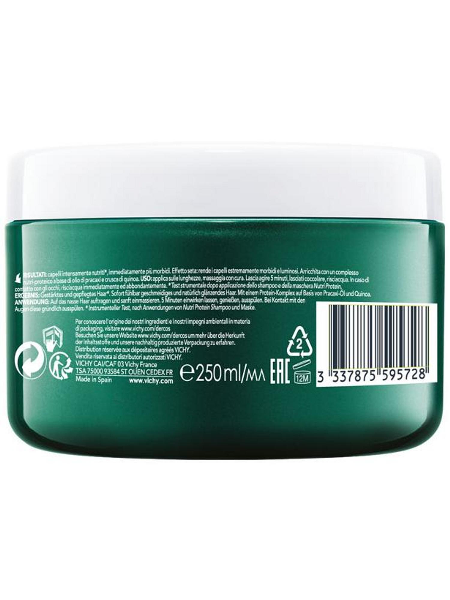 Виши Восстанавливающая маска для секущихся и поврежденных волос Nutri Protein, 250 мл (Vichy, Dercos Nutrients) фото 2