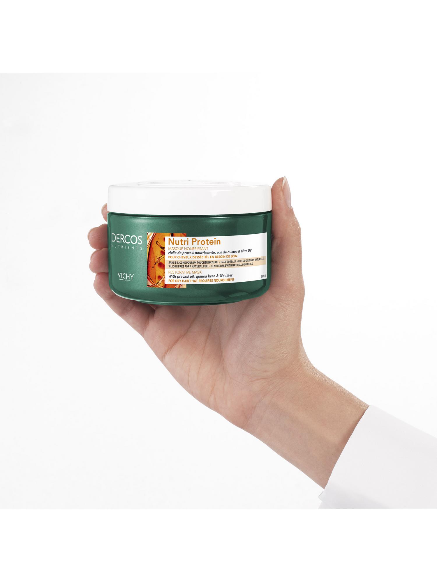 Виши Восстанавливающая маска для секущихся и поврежденных волос Nutri Protein, 250 мл (Vichy, Dercos Nutrients) фото 3