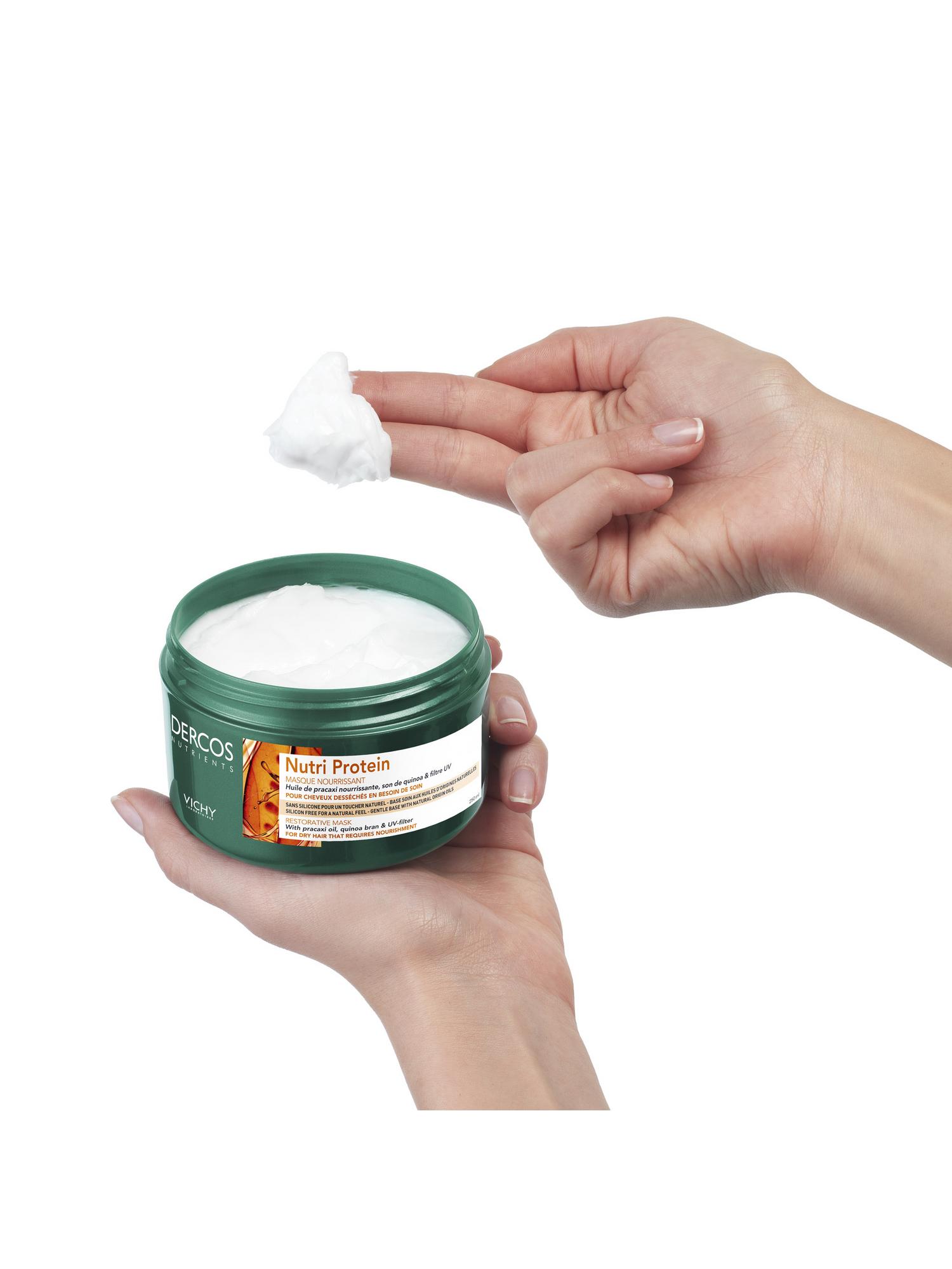 Виши Восстанавливающая маска для секущихся и поврежденных волос Nutri Protein, 250 мл (Vichy, Dercos Nutrients) фото 5