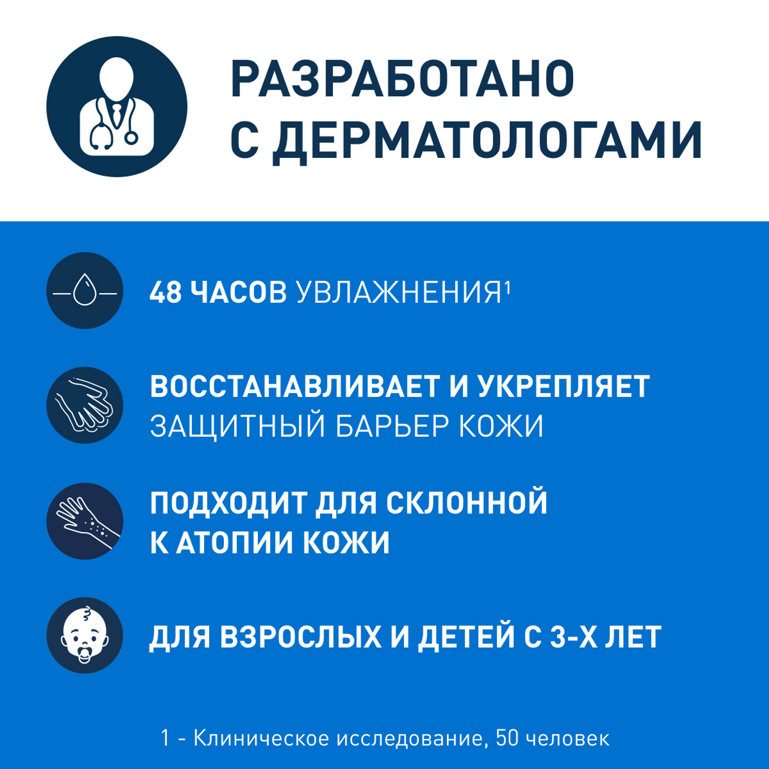 ЦераВе Увлажняющий крем для лица и тела с церамидами для сухой и очень сухой кожи, 340 мл (CeraVe, Увлажнение кожи) фото 2