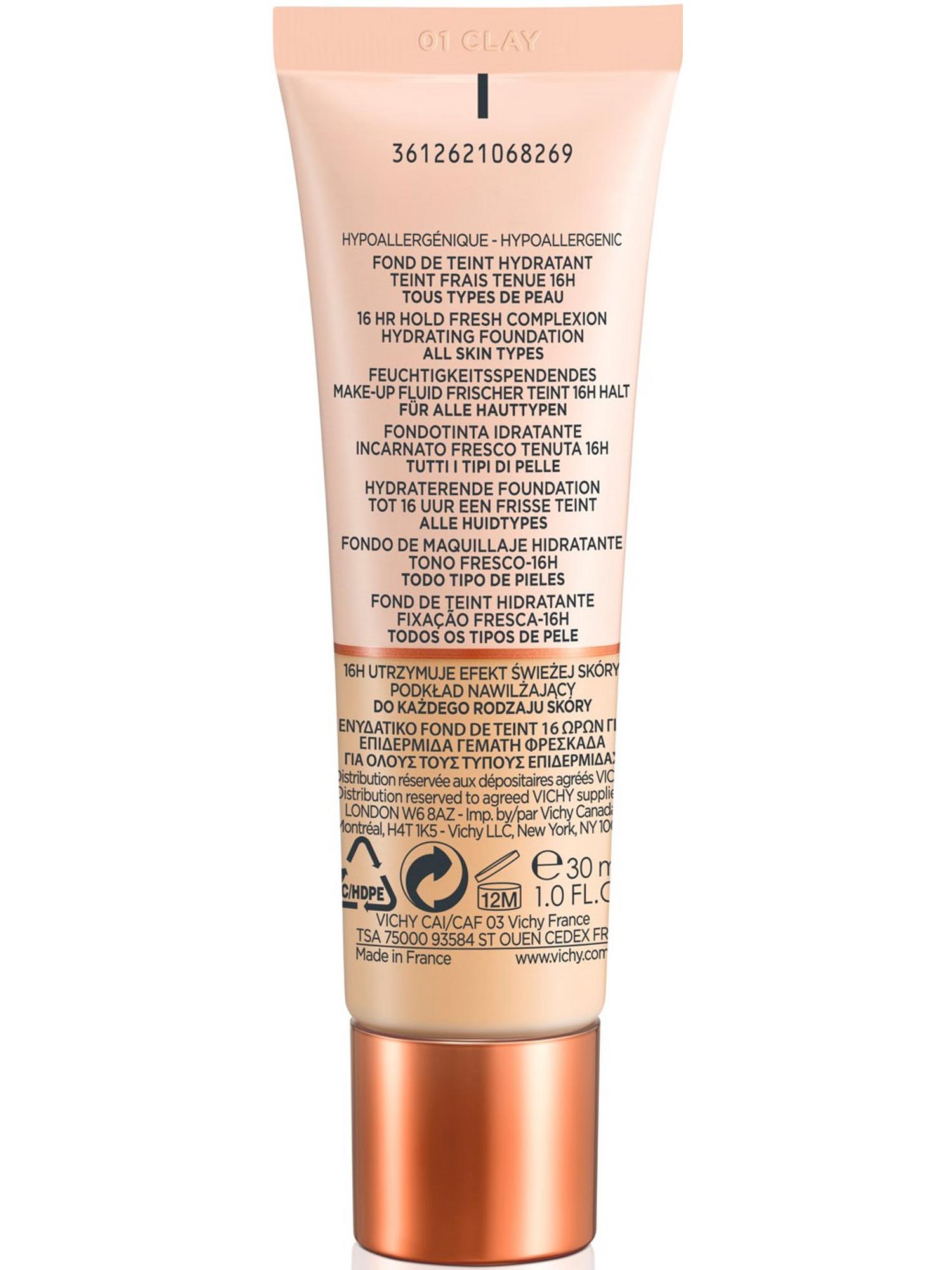 Виши Увлажняющая тональная основа Минералбленд Тон 01 30 мл (Vichy, Mineralblend) фото 2