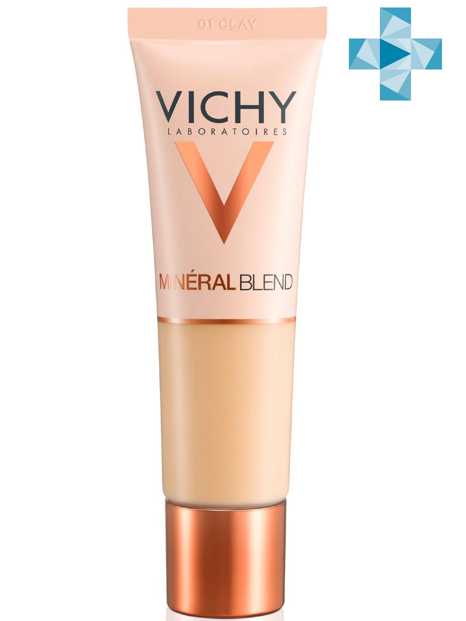 Виши Увлажняющая тональная основа Минералбленд Тон 01 30 мл (Vichy, Mineralblend) фото 0