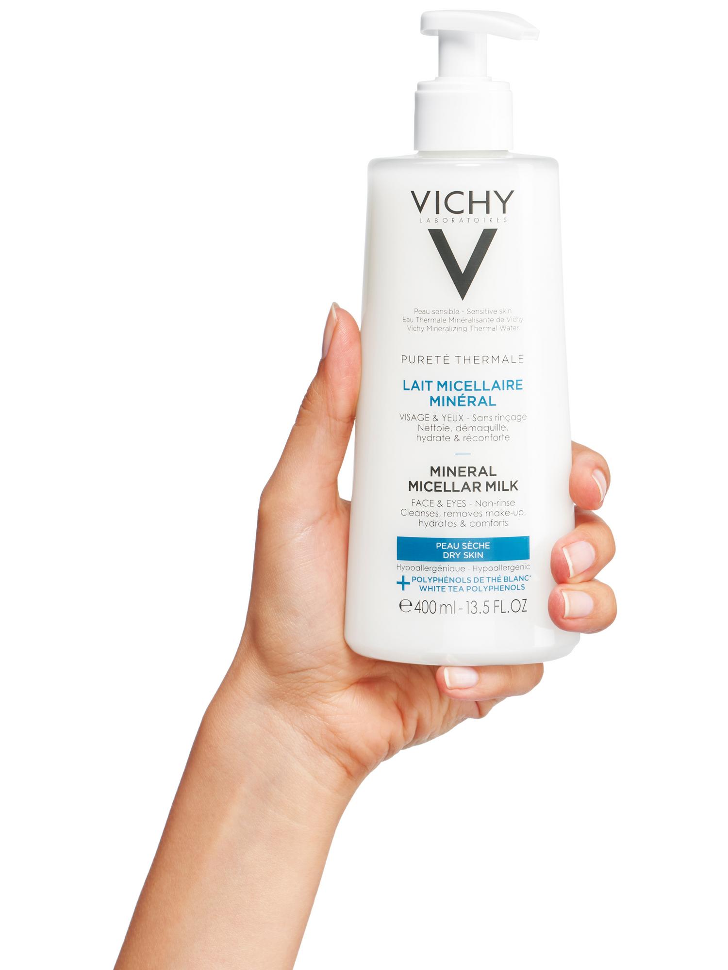 Виши Мицеллярное молочко с минералами для сухой и нормальной кожи 400 мл (Vichy, Purete Thermal) фото 2
