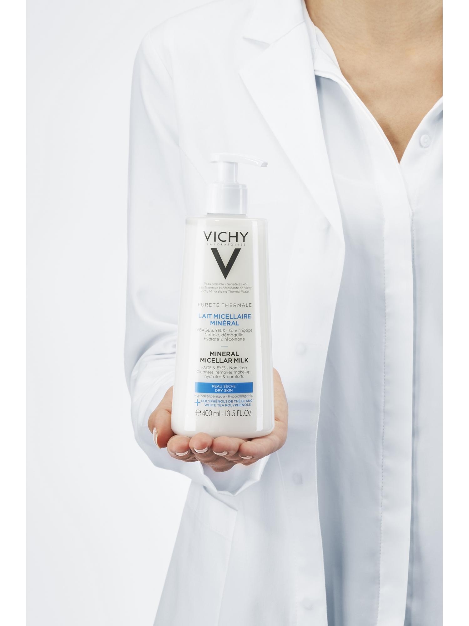 Виши Мицеллярное молочко с минералами для сухой и нормальной кожи 400 мл (Vichy, Purete Thermal) фото 8