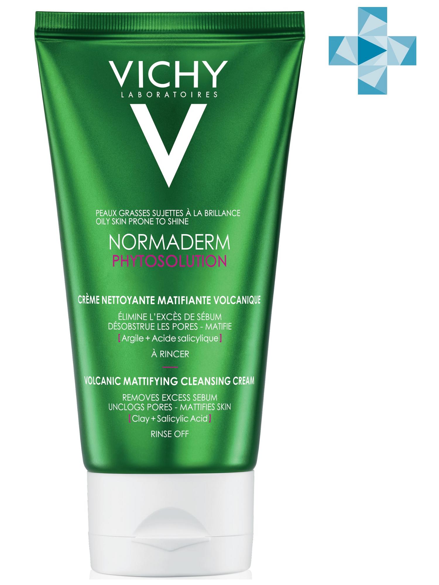 Виши Матирующий гель для умывания для жирной кожи Phytosolution,125 мл (Vichy, Normaderm) фото 0
