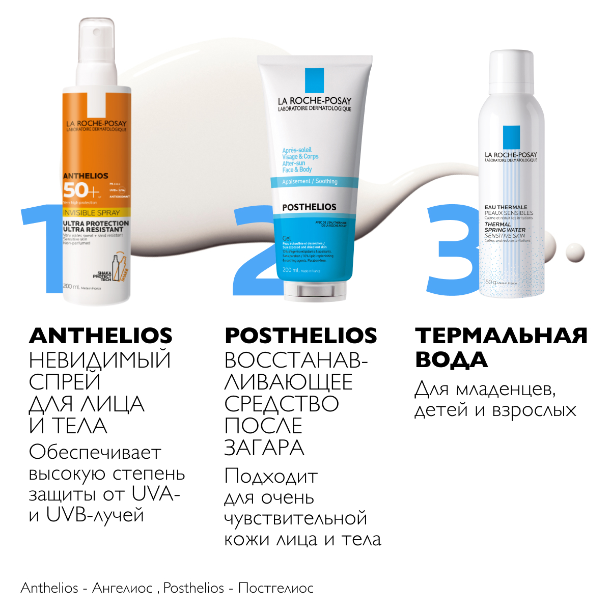 Ля Рош Позе Невидимый спрей для лица и тела SPF 50+, 200 мл (La Roche-Posay, Anthelios) фото 8