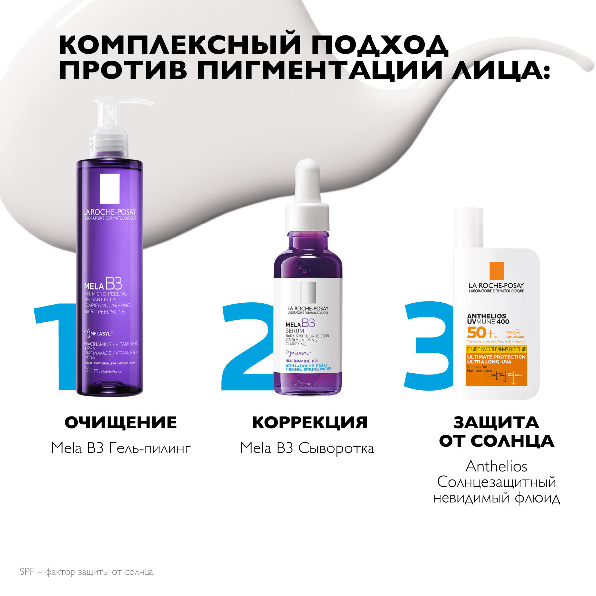 Ля Рош Позе Солнцезащитный невидимый флюид для лица SPF50+ / PPD 42, 50 мл (La Roche-Posay, Anthelios) фото 4