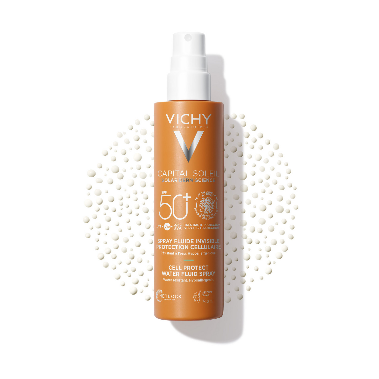 Солнцезащитный флюид spf 30. Vichy Capital Soleil SPF 50+. Виши флюид солнцезащитный 50+. Vichy Capital Soleil SPF 50 флюид. Capital Soleil от Vichy 50+ спрей.
