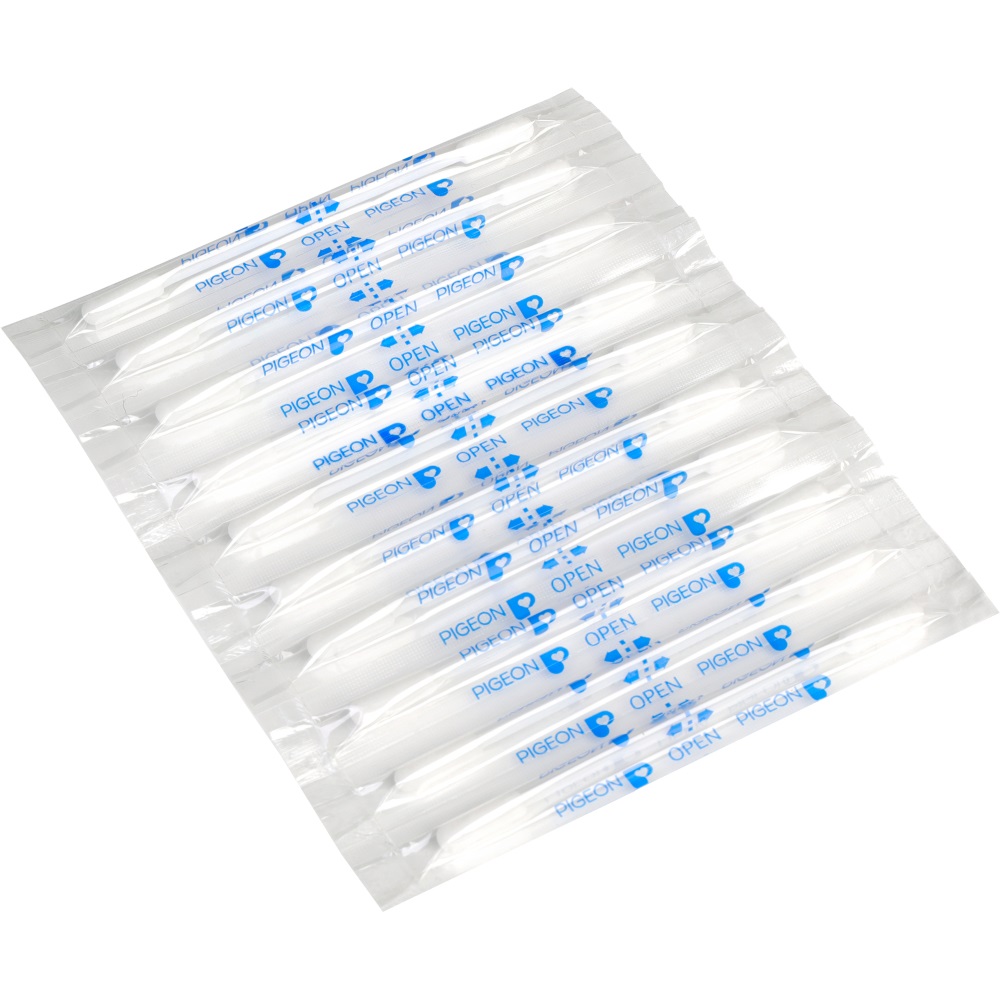 Пиджин Ватные палочки с масляной пропиткой в индивидуальной упаковке 0+, 50 шт (Pigeon, Уход за малышом) фото 2