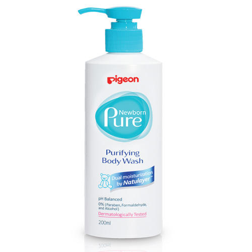 Пиджин Newborn Pure Нежный гель для купания,  0+ мес, 200 мл (Pigeon, Косметика) фото 0