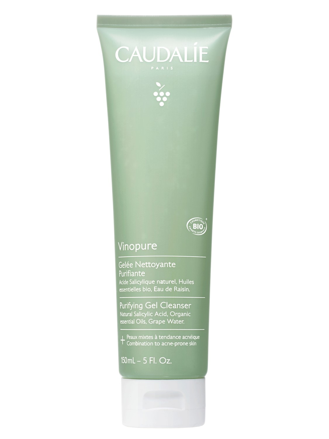 Кодали Очищающий гель для умывания для комбинированной кожи Purifying Gel Cleanser, 150 мл (Caudalie, Vinopure) фото 0