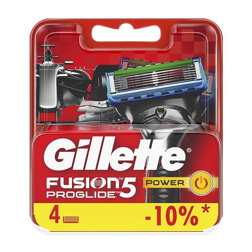 Жиллетт Fusion proglide power кассеты сменные для безопасных бритв N4 1 шт (Gillette, Бритвы и лезвия) фото 0